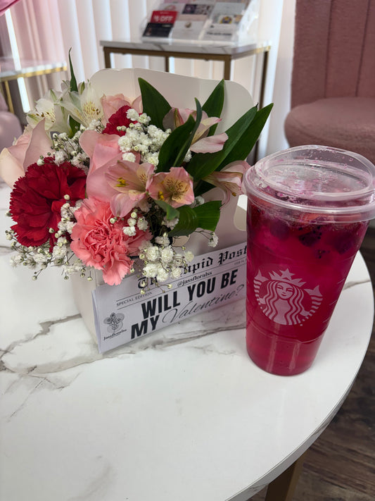 Floral Drink Carrier