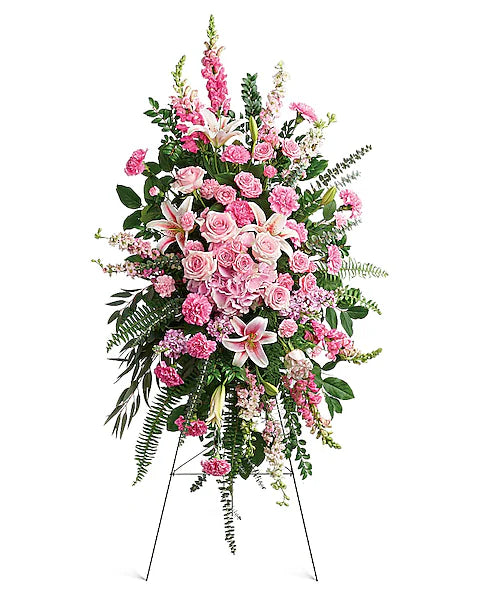 Forever Loved Pink Sympathy Spray
