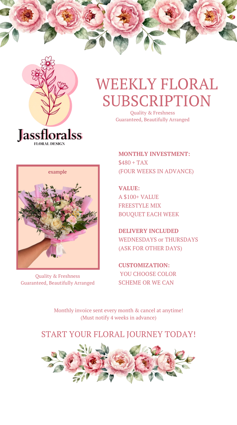 Weekly Floral Subscription