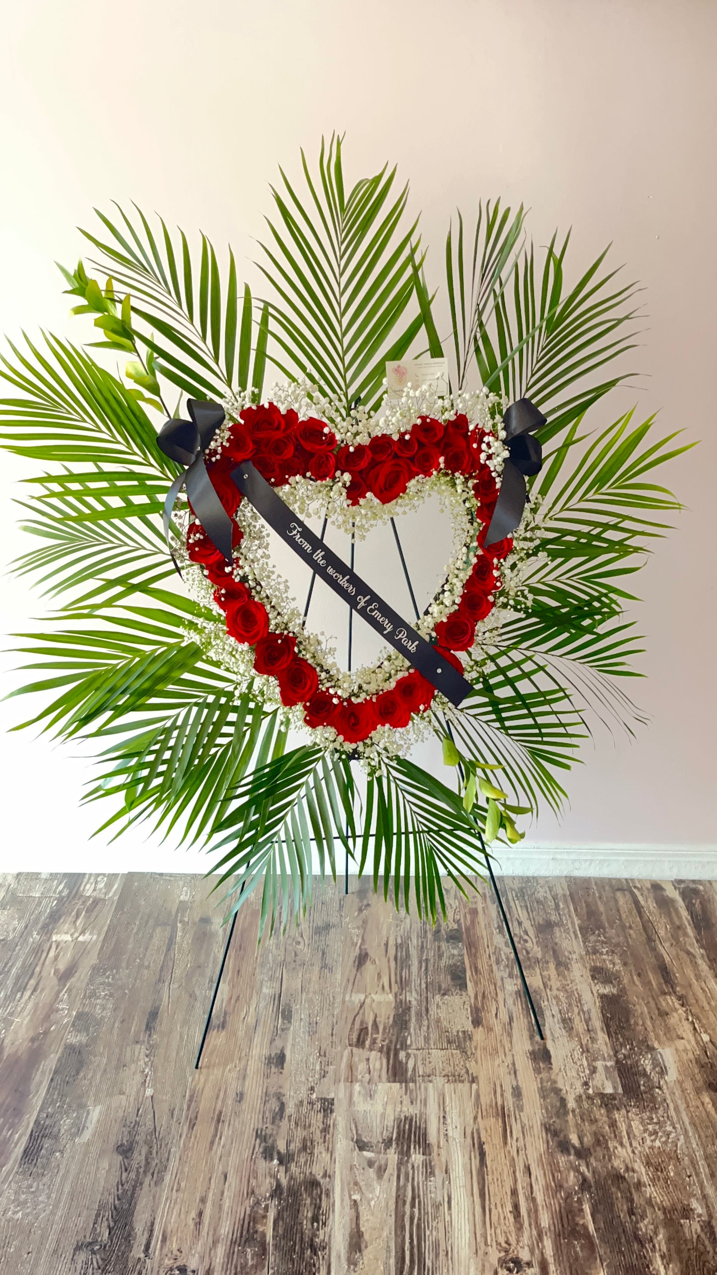 Red Heart Wreath