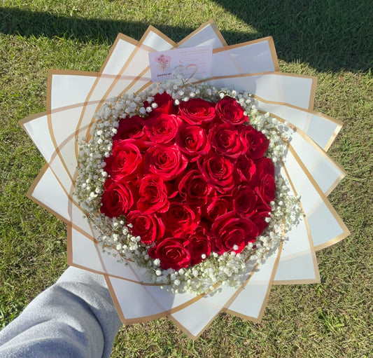 25 red roses just because...