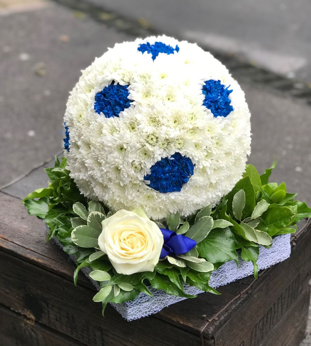 Sympathy Soccer Ball Arrangement