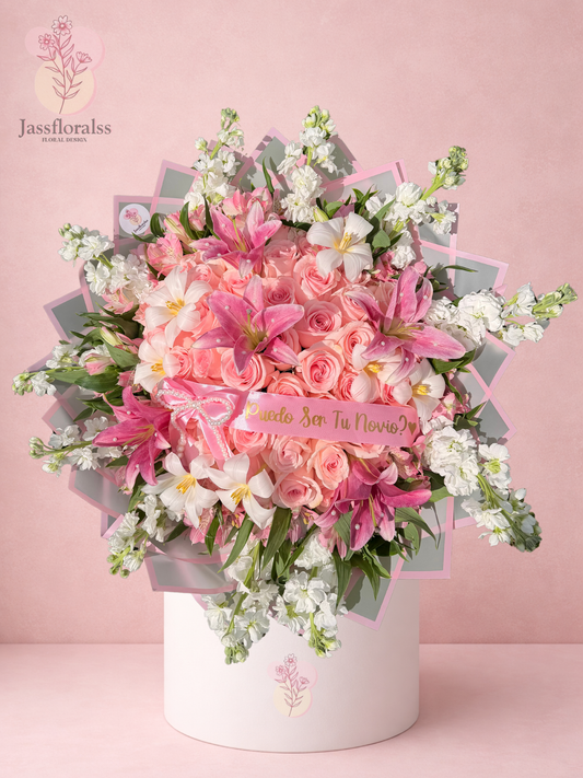 My Blossom | Rose & Lily Bouquet
