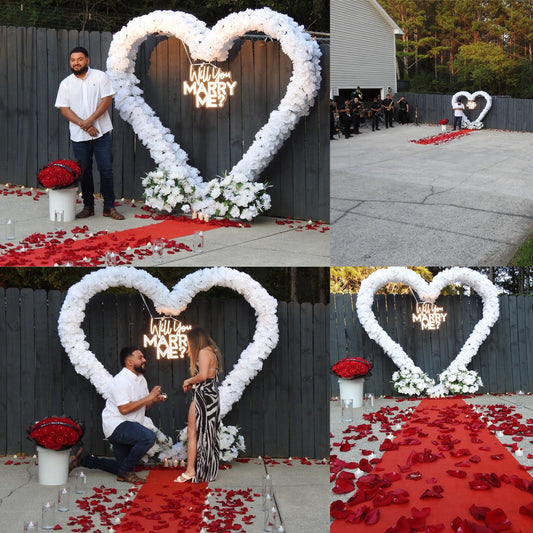 Luxury Heart Proposal Experience in Georgia 🌹